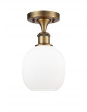 Innovations Lighting 516-1C-BB-G101 - Belfast - 1 Light - 6 inch - Brushed Brass - Semi-Flush Mount