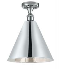 Innovations Lighting 516-1C-PC-MBC-16-PC - Berkshire - 1 Light - 16 inch - Polished Chrome - Semi-Flush Mount