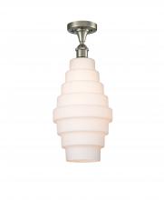 Innovations Lighting 516-1C-SN-G671-8 - Cascade - 1 Light - 8 inch - Brushed Satin Nickel - Flush Mount