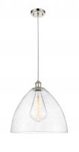 Innovations Lighting 516-1P-PN-GBD-164 - Bristol - 1 Light - 16 inch - Polished Nickel - Cord hung - Pendant