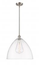 Innovations Lighting 516-1S-SN-GBD-162 - Bristol - 1 Light - 16 inch - Brushed Satin Nickel - Pendant