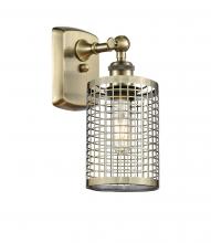 Innovations Lighting 516-1W-AB-M18-AB - Nestbrook - 1 Light - 5 inch - Antique Brass - Sconce