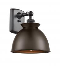 Innovations Lighting 516-1W-OB-M14-OB - Adirondack - 1 Light - 8 inch - Oil Rubbed Bronze - Sconce