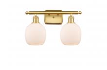 Innovations Lighting 516-2W-SG-G101 - Belfast - 2 Light - 16 inch - Satin Gold - Bath Vanity Light