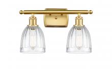 Innovations Lighting 516-2W-SG-G442 - Brookfield - 2 Light - 16 inch - Satin Gold - Bath Vanity Light