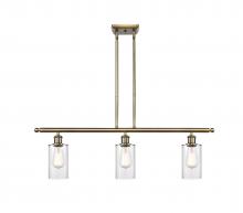 Innovations Lighting 516-3I-AB-G802 - Clymer - 3 Light - 36 inch - Antique Brass - Cord hung - Island Light