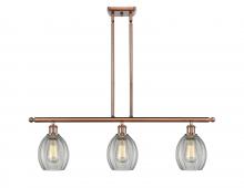 Innovations Lighting 516-3I-AC-G82 - Eaton - 3 Light - 36 inch - Antique Copper - Cord hung - Island Light