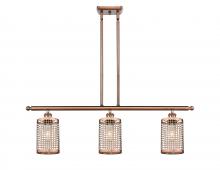 Innovations Lighting 516-3I-AC-M18-AC - Nestbrook - 3 Light - 36 inch - Antique Copper - Multi Pendant