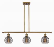 Innovations Lighting 516-3I-BB-G556-6SM - Rochester - 3 Light - 36 inch - Brushed Brass - Cord hung - Island Light