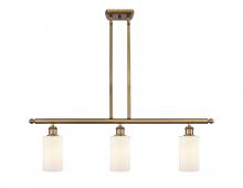 Innovations Lighting 516-3I-BB-G801 - Clymer - 3 Light - 36 inch - Brushed Brass - Cord hung - Island Light