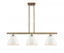 Innovations Lighting 516-3I-BB-M14-W - Adirondack - 3 Light - 36 inch - Brushed Brass - Cord hung - Island Light