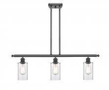 Innovations Lighting 516-3I-BK-G802 - Clymer - 3 Light - 36 inch - Matte Black - Cord hung - Island Light