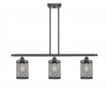 Innovations Lighting 516-3I-BK-M18-BK - Nestbrook - 3 Light - 36 inch - Matte Black - Multi Pendant