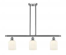 Innovations Lighting 516-3I-SN-G559-5GWH - Bridal Veil - 3 Light - 36 inch - Brushed Satin Nickel - Cord hung - Island Light