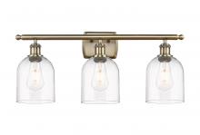 Innovations Lighting 516-3W-AB-G558-6CL - Bella - 3 Light - 26 inch - Antique Brass - Bath Vanity Light