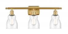 Innovations Lighting 516-3W-SG-G394 - Ellery - 3 Light - 25 inch - Satin Gold - Bath Vanity Light