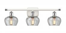 Innovations Lighting 516-3W-WPC-G92 - Fenton - 3 Light - 27 inch - White Polished Chrome - Bath Vanity Light