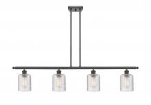 Innovations Lighting 516-4I-OB-G112C-5CL - Cobbleskill - 4 Light - 48 inch - Oil Rubbed Bronze - Cord hung - Island Light