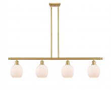 Innovations Lighting 516-4I-SG-G101 - Belfast - 4 Light - 48 inch - Satin Gold - Cord hung - Island Light