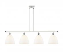 Innovations Lighting 516-4I-WPC-GBD-91 - Bristol - 4 Light - 48 inch - White Polished Chrome - Cord hung - Island Light