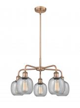 Innovations Lighting 516-5CR-AC-G104 - Belfast - 5 Light - 24 inch - Antique Copper - Chandelier