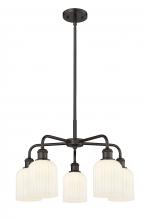 Innovations Lighting 516-5CR-OB-G559-5GWH - Bridal Veil - 5 Light - 23 inch - Oil Rubbed Bronze - Chandelier