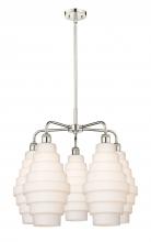 Innovations Lighting 516-5CR-PN-G671-8 - Cascade - 5 Light - 26 inch - Polished Nickel - Chandelier