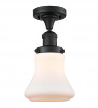 Innovations Lighting 517-1CH-BK-G191 - Bellmont - 1 Light - 6 inch - Matte Black - Semi-Flush Mount