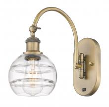 Innovations Lighting 518-1W-BB-G556-6CL - Rochester - 1 Light - 6 inch - Brushed Brass - Sconce