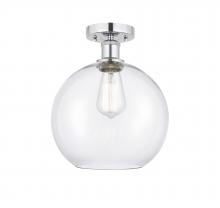 Innovations Lighting 616-1F-PC-G122-10 - Athens - 1 Light - 10 inch - Polished Chrome - Semi-Flush Mount