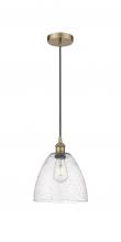 Innovations Lighting 616-1P-AB-GBD-94 - Bristol - 1 Light - 9 inch - Antique Brass - Cord hung - Mini Pendant