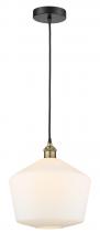 Innovations Lighting 616-1P-BAB-G651-12 - Cindyrella - 1 Light - 12 inch - Black Antique Brass - Cord hung - Mini Pendant