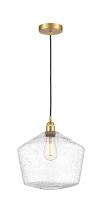 Innovations Lighting 616-1P-SG-G654-12 - Cindyrella - 1 Light - 12 inch - Satin Gold - Cord hung - Mini Pendant