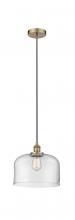 Innovations Lighting 616-1PH-AB-G72-L - Bell - 1 Light - 12 inch - Antique Brass - Cord hung - Mini Pendant