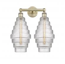 Innovations Lighting 616-2W-AB-G672-8 - Cascade - 2 Light - 17 inch - Antique Brass - Bath Vanity Light