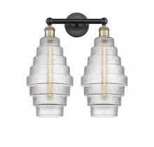 Innovations Lighting 616-2W-BAB-G672-8 - Cascade - 2 Light - 17 inch - Black Antique Brass - Bath Vanity Light