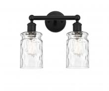 Innovations Lighting 616-2W-BK-G352 - Candor - 2 Light - 14 inch - Matte Black - Bath Vanity Light