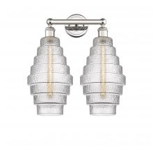 Innovations Lighting 616-2W-PN-G672-8 - Cascade - 2 Light - 17 inch - Polished Nickel - Bath Vanity Light