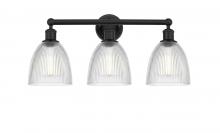 Innovations Lighting 616-3W-BK-G382 - Castile - 3 Light - 24 inch - Matte Black - Bath Vanity Light