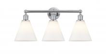 Innovations Lighting 616-3W-PC-GBC-81 - Berkshire - 3 Light - 26 inch - Polished Chrome - Bath Vanity Light