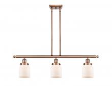 Innovations Lighting 916-3I-AC-G51 - Bell - 3 Light - 36 inch - Antique Copper - Stem Hung - Island Light