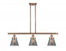 Innovations Lighting 916-3I-AC-G63 - Cone - 3 Light - 36 inch - Antique Copper - Stem Hung - Island Light