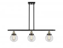 Innovations Lighting 916-3I-BAB-G202-6 - Beacon - 3 Light - 36 inch - Black Antique Brass - Stem Hung - Island Light