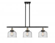 Innovations Lighting 916-3I-BAB-G74 - Bell - 3 Light - 36 inch - Black Antique Brass - Stem Hung - Island Light