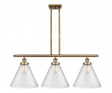 Innovations Lighting 916-3I-BB-G44-L - Cone - 3 Light - 36 inch - Brushed Brass - Stem Hung - Island Light