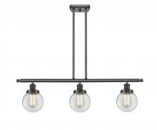 Innovations Lighting 916-3I-OB-G202-6 - Beacon - 3 Light - 36 inch - Oil Rubbed Bronze - Stem Hung - Island Light