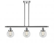 Innovations Lighting 916-3I-PC-G202-6 - Beacon - 3 Light - 36 inch - Polished Chrome - Stem Hung - Island Light