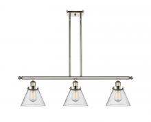 Innovations Lighting 916-3I-PN-G44 - Cone - 3 Light - 36 inch - Polished Nickel - Stem Hung - Island Light