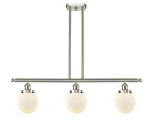 Innovations Lighting 916-3I-SN-G201-6 - Beacon - 3 Light - 36 inch - Brushed Satin Nickel - Stem Hung - Island Light