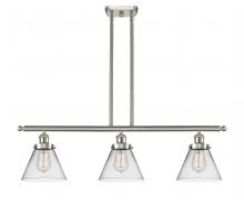 Innovations Lighting 916-3I-SN-G42 - Cone - 3 Light - 36 inch - Brushed Satin Nickel - Stem Hung - Island Light